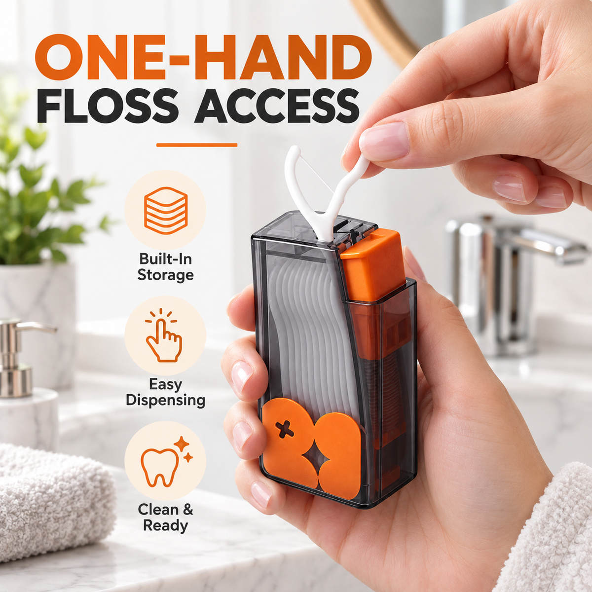 Pop-Up Floss Pick Dispenser