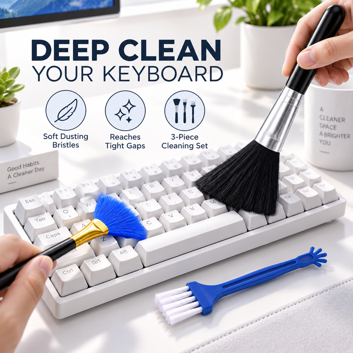 Electronics Cleaning Brush Set