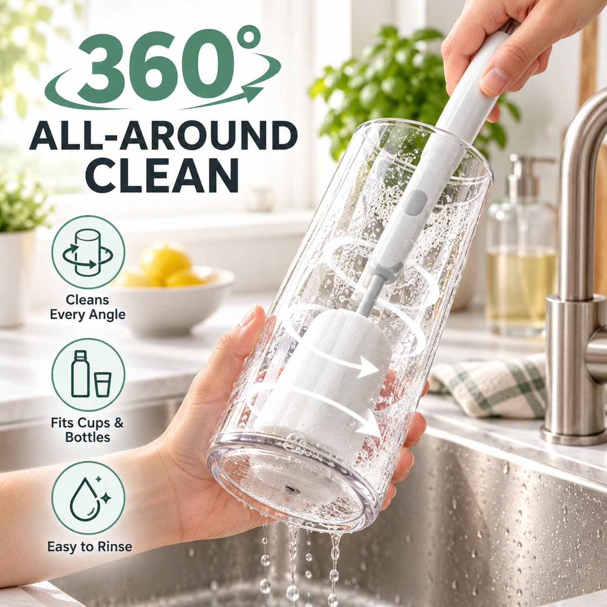 Long-Handle Cup Cleaning Brush