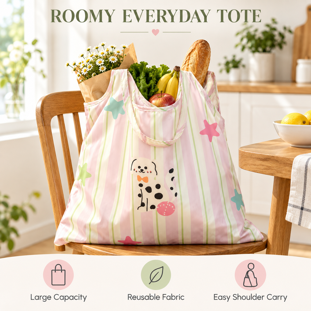 Foldable Shopping Tote