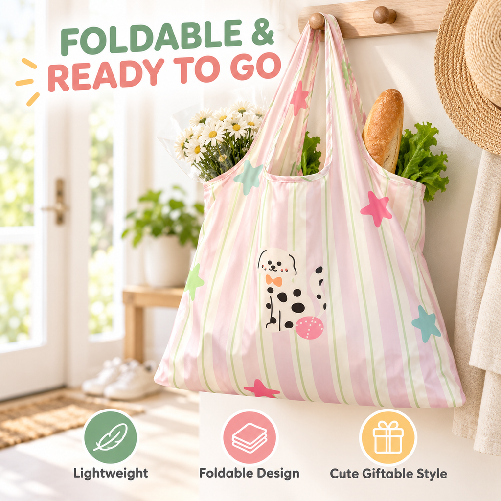 Foldable Shopping Tote